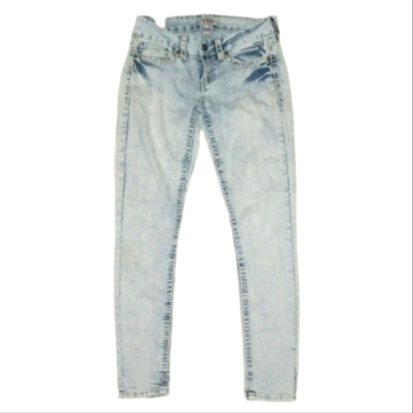 YMI Faded Wash Skinny Jeans - Picture 3 of 6